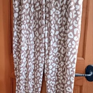Leopard Print Women Pants